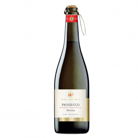 Вино игристое Maschio dei Cavalieri Frizzante Spago Prosecco Dry Treviso DOC белое сухое 10,5% 0,75л slide 1