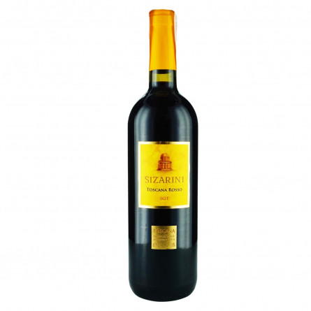 Вино Sizarini Toscana Rosso червоне сухе 13% 0,75л