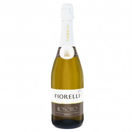 Ігристе вино Fiorelli Moscato Dolce бiле солодке 7% 0,75л