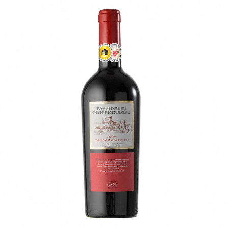 Вино Carlos Sani Passione di Corterosso 100% Appassimento Salento IGT червоне сухе 14% 0,75л slide 1