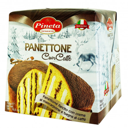 Кекс Pineta Panettone з кавовим кремом 750г slide 1