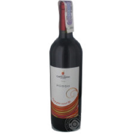 Вино Castelnuovo Rosso червоне напівсолодке 11% 0,75л