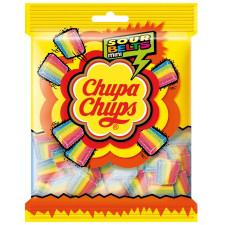Мармелад жувальний Chupa Chups Sour Belts Mini з фруктовим смаком 150г mini slide 1