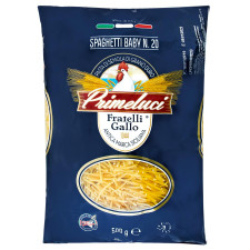 Макароны Primeluci Spaghetti Baby №20 500г mini slide 1