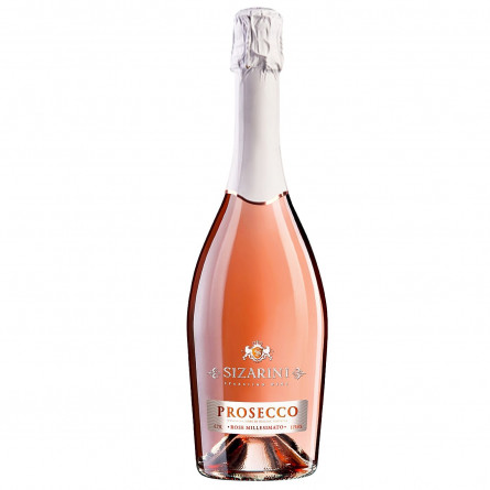 Вино ігристе Sizarini Prosecco Rose DOC Millesimato Extra рожеве екстрасухе 750мл