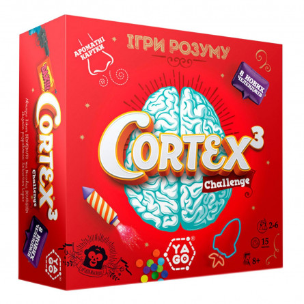Гра настільна Cortex 3 AROMA Challenge 90 карток 24 фішки slide 1