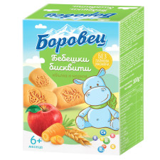 Печенье Боровец детское с яблоком и морковью 100г mini slide 1