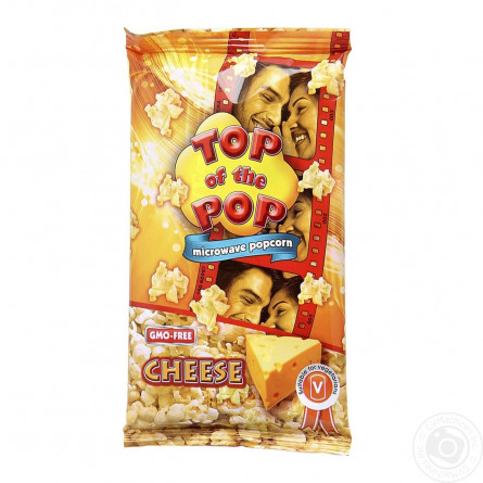 Попкорн Top of Pop для мікрохвильової печі зі смаком сиру 100г