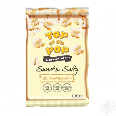 Попкорн Top of Pop сладко-соленый 100г slide 1