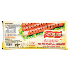 Сосиски Scarlino з м'яса курки з сиром 250г mini slide 1