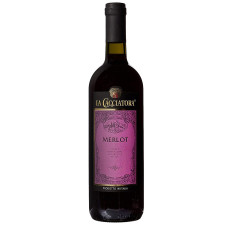 Вино La Cacciatora Merlot червоне сухе 0,75л mini slide 1