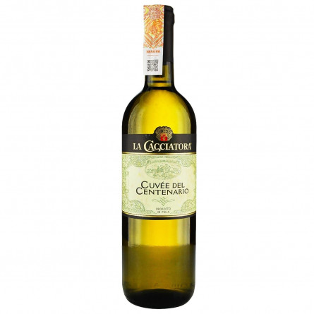 Вино La Cacciatora Bianco Cuvee Del Centenario белое сухое 11-12% 0,75л slide 1
