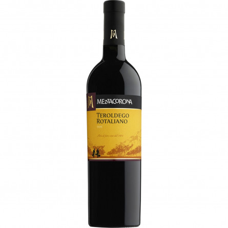 Вино Mezzacorona Teroldego Rotaliano красное полусухое 13% 0,75л slide 1