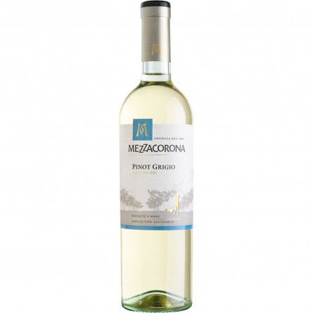 Вино Mezzacorona Pinot Grigio Trentino DOC белое сухое 12.5% 0,75л