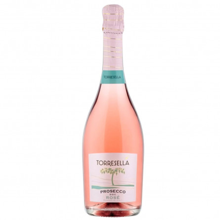 Вино ігристе Torresella Prosecco рожеве брют 11% 0,75л