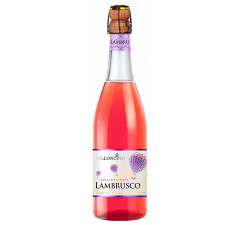 Вино игристое Palloncino Lambrusco розовое полусладкое 0,75л mini slide 1