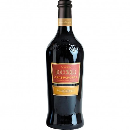 Вино ігристе Bocciolo Lambrusco Grasparossa червоне солодке 7,5% 0,75л