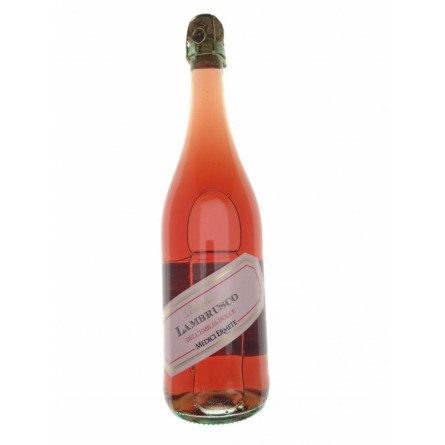 Вино ігристе Medici Lambrusco dell'Emilia Rosato Dolce розовое солодке 8% 0.75л slide 1