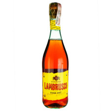 Вино ігристе Sizarini Lambrusco рожеве сухе 0,75л mini slide 1