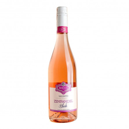 Вино Rocca Zinfandel Blush Salento IGT рожеве напівсухе 12.5% 0,75л