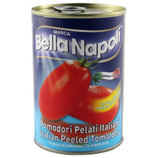 Томати Bella Napoli очищені в томатному соку 400г mini slide 1