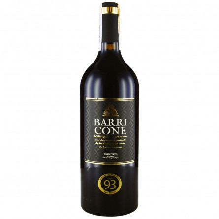 Вино Barricone Primitivo Puglia IGT красное полусухое 13,5% 0,75л