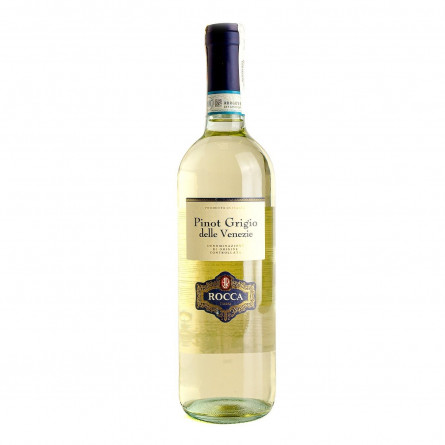 Вино Rocca Pinot Grigio Delle Venezie DOC біле сухе 12,5% 0,75л
