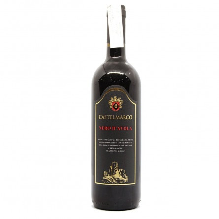 Вино Castelmarco Nero D'Avola красное сухое 12,5% 0,75л