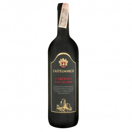 Вино Castelmarco Cabernet Sauvignon красное сухое 12% 0,75л slide 1
