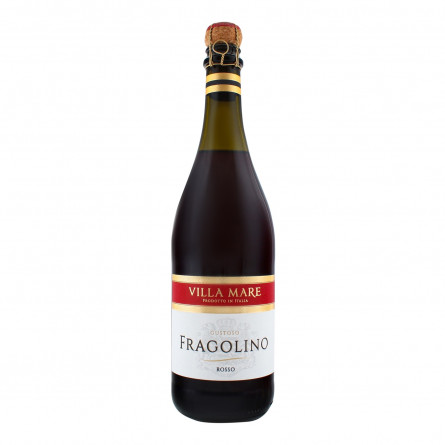 Вино игристое Villa Mare Fragolino Rosso красное сладкое 7% 0,75л slide 1