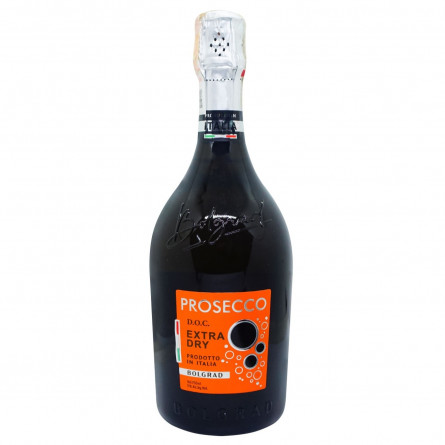 Вино игристое Bolgrad Prosecco Extra Dry белое сухое 11% 0,75л slide 1