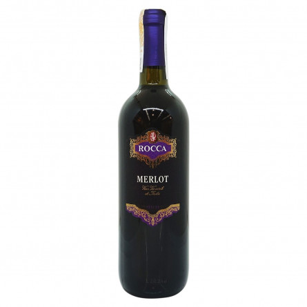 Вино Rocca Merlot Varietale d'Italia червоне напівсухе 12% 0,75л