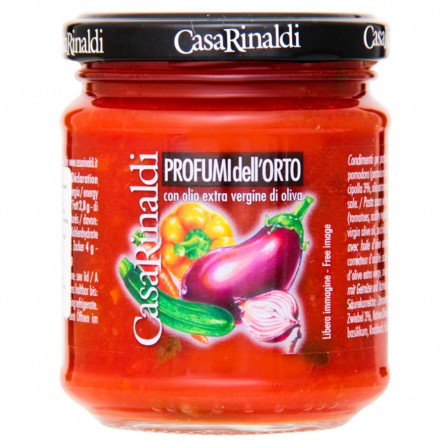 Соус томатний Casa Rinaldi з садовими овочами 190г