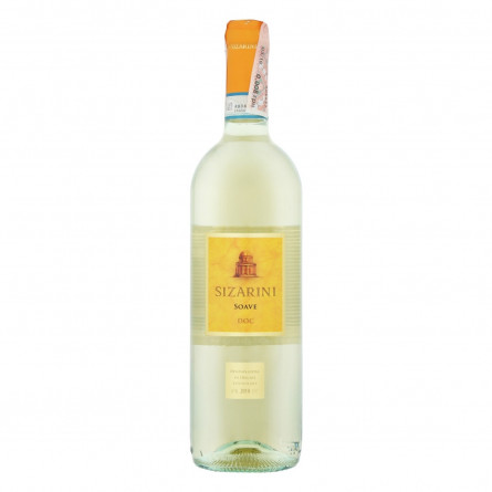 Вино Sizarini Soave DOC белое сухое 11,5% 0,75л