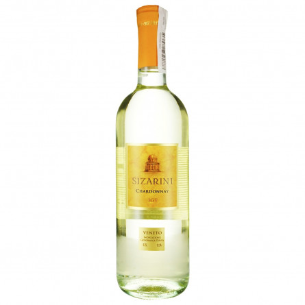 Вино Sizarini Chardonnay Veneto IGT белое сухое 11,5% 0,75л