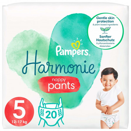 Підгузки-трусики Pampers Harmonie Nappy Pants Розмір 5 11-16кг 20шт