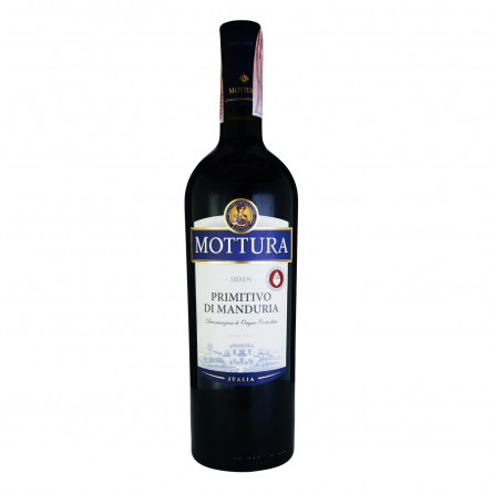 Вино Mottura Primitivo di Manduria DOC красное 14% 0,75л