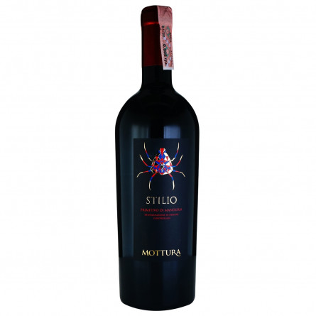 Вино Mottura Stilio Primitivo di Manduria красное 14,5% 0,75л slide 1