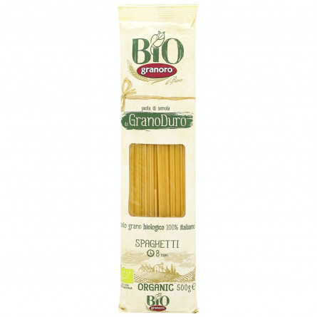 Макаронні вироби Granoro Біо Спагетті з твердих сортів пшениці 500г