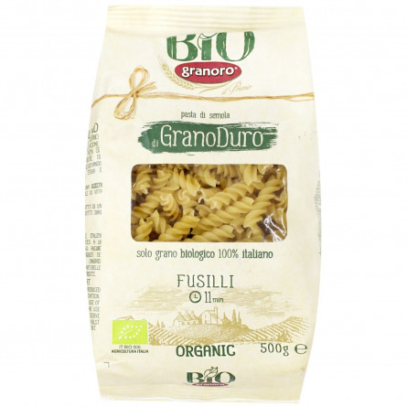 Макаронні вироби Granoro Біо Фузіллі з твердих сортів пшениці 500г