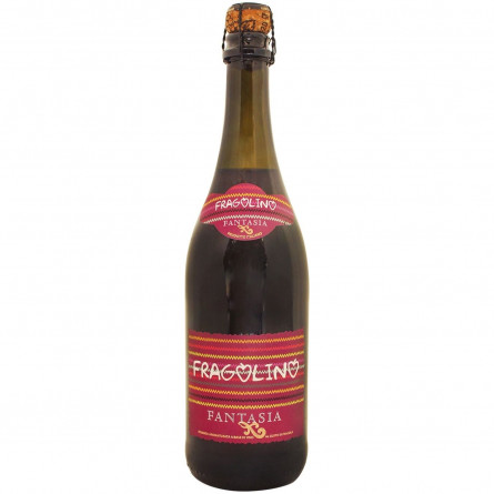 Вино ігристе Fragolino Fantasia червоне напівсолодке 7.5% 0,75л slide 1