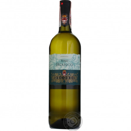 Вино Decordi Vino Bianco біле сухе 10,5% 0,75л