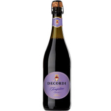 Вино игристое Decordi Fragolino красное полусладкое 7.5% 0.75л mini slide 1