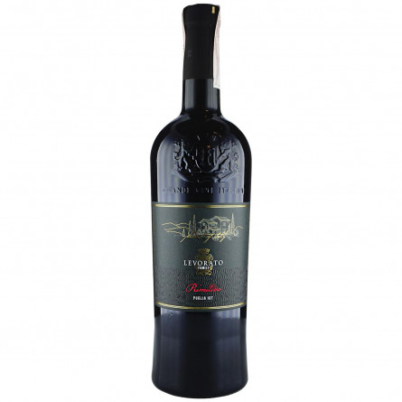 Вино Levorato Family Primitivo Puglia IGT червоне напівсухе 13% 0,75л slide 1