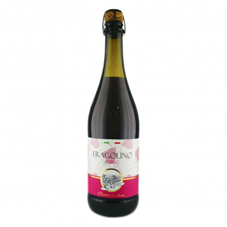 Напиток винный игристый Vini D'Italia Fragolino Rosso Dolce красный сладкий 7,5% 0,75л