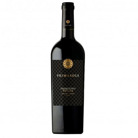 Вино Primasole Primitivo Puglia IGT червоне напівсухе 13% 0,75л