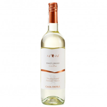 Вино Casa Defra Pinot Grigio Delle Venezie IGT белое полусухое 12,5% 0,75л