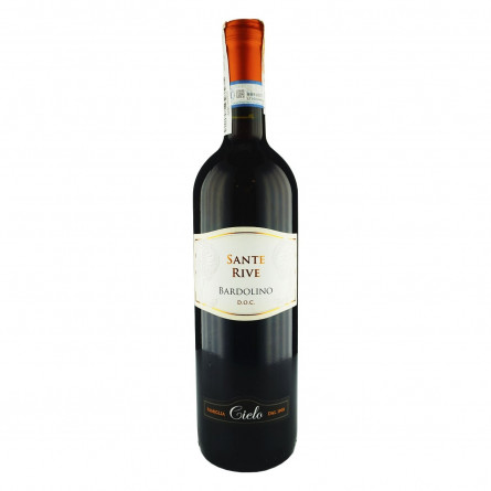 Вино Sante Rive Bardolino DOC червоне сухе 12% 0,75л