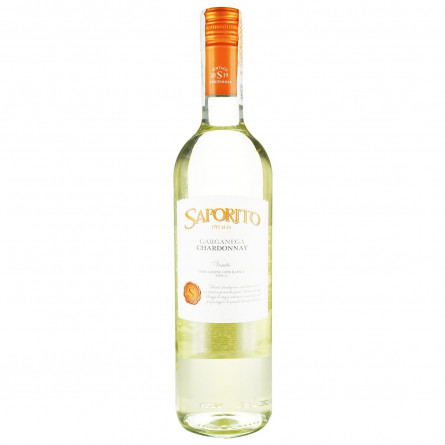 Вино Saporito Garganega-Chardonnay Veneto IGT біле напівсухе 11,5% 0,75л slide 1