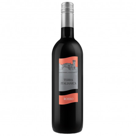 Вино Terra Italianica Rosso полусухое красное 10,5% 0,75л